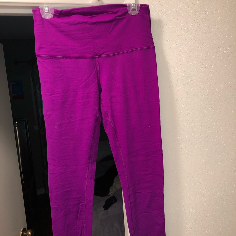 Lululemon wunder under pant. Hot pink